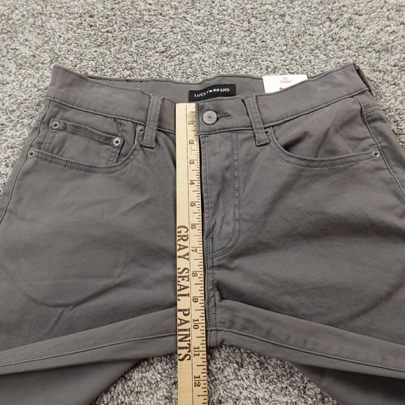 NEW Lucky Brand Jeans Mens 30X30 Gray Denim Pants 223 Straight Stretch Preppy - Picture 5 of 16